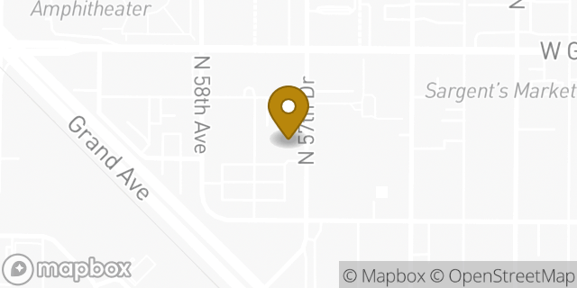 Map showing the location of American Legion Post 29 in Glendale, AZ 85301