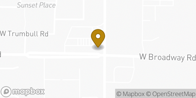 Map showing the location of ATM Carioca Shell in Phoenix, AZ 85043