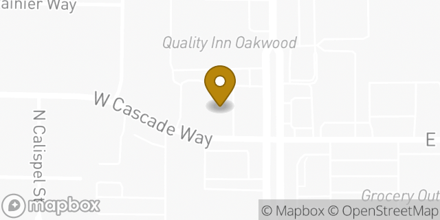 Map showing the location of Walgreens in Spokane, WA 99208