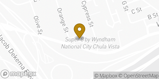Map showing the location of 7-Eleven in National City, CA 91950