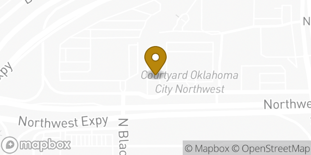 Map showing the location of McDonald's in Oklahoma City, OK 73118