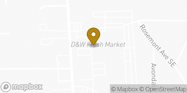 Map showing the location of Amazon Locker - Tekka in Grand Rapids, MI 49506