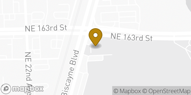 Map showing the location of Amazon Locker - Kaina in Aventura, FL 33160