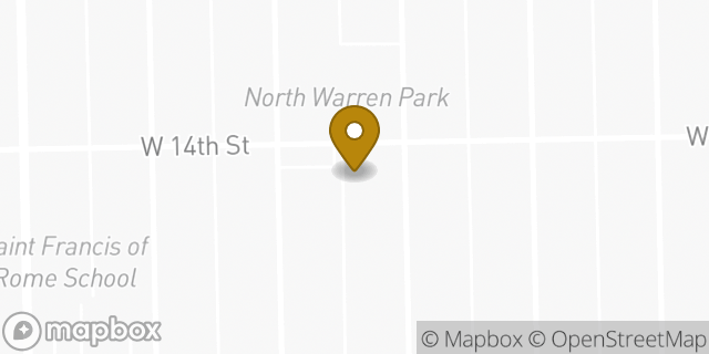Map showing the location of The Light Of the World Church in Cicero, IL 60804