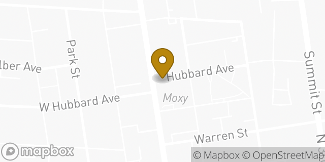 Map showing the location of WeWork Office Space and Coworking in Columbus, OH 43215