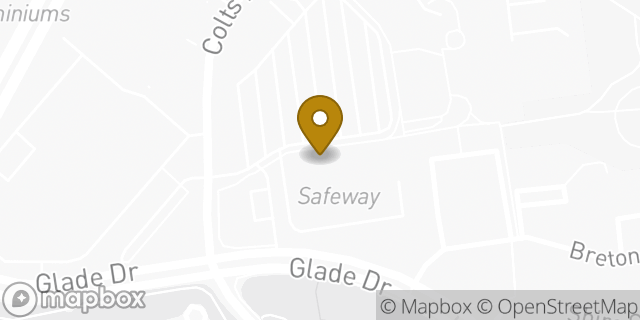 Map showing the location of Amazon Locker - Sushi in Reston, VA 20191