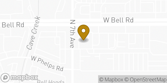 Map showing the location of Amazon Locker - Accelerator in Phoenix, AZ 85023