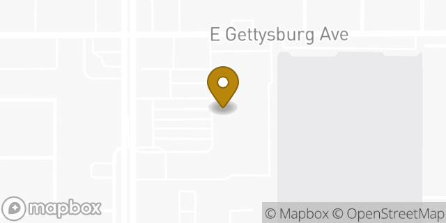 Map showing the location of Amazon Locker - Monster in Fresno, CA 93726