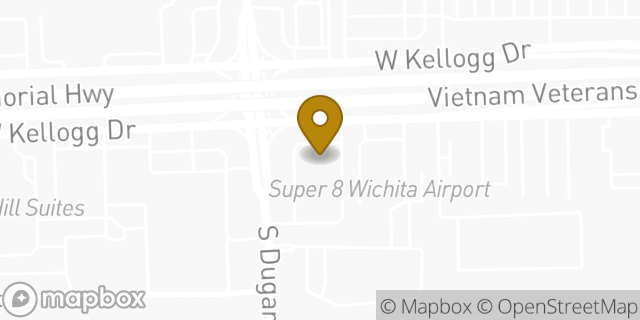 Map showing the location of La Quinta Inn & Suites in Wichita, KS 67209