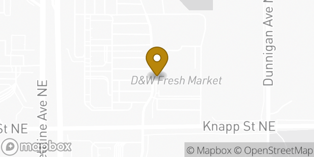Map showing the location of Amazon Locker - Clarification in Grand Rapids, MI 49525