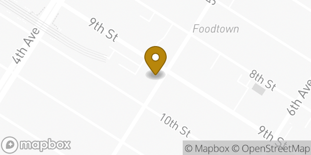 Map showing the location of Dunkin' in Brooklyn, NY 11215