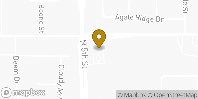 Map showing the location of Amazon Locker - Kiddo in North Las Vegas, NV 89081