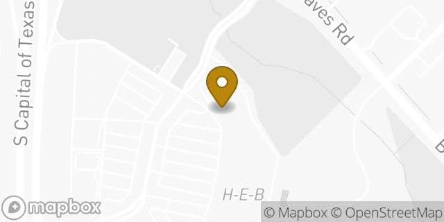 Map showing the location of Starbucks in West Lake Hills, TX 78746