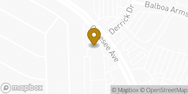 Map showing the location of Amazon Locker - Sushant in San Diego, CA 92117
