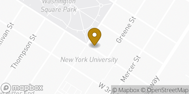 Map showing the location of Starbucks in New York, NY 10003