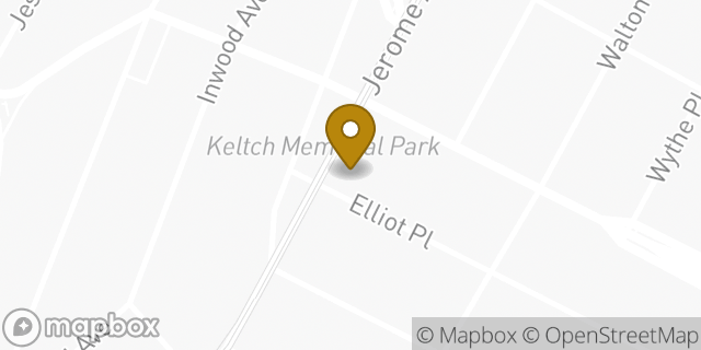 Map showing the location of Planet Fitness in Bronx, NY 10452