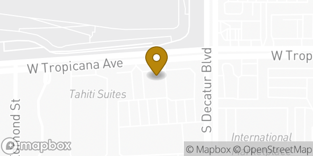 Map showing the location of Starbucks in Las Vegas, NV 89103