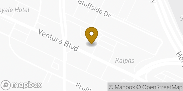 Map showing the location of Baskin-Robbins in Studio City, CA 91604