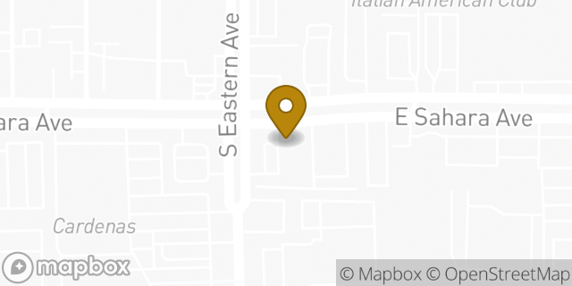Map showing the location of Subway in Las Vegas, NV 89169