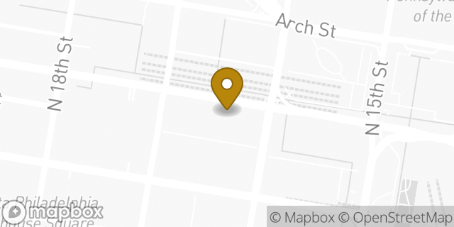 Map showing the location of Chubb Group of Insurance Co in Philadelphia, PA 19103