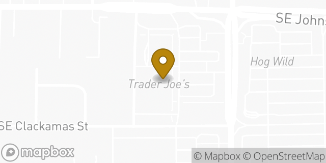 Map showing the location of Trader Joe's in Happy Valley, OR 97086