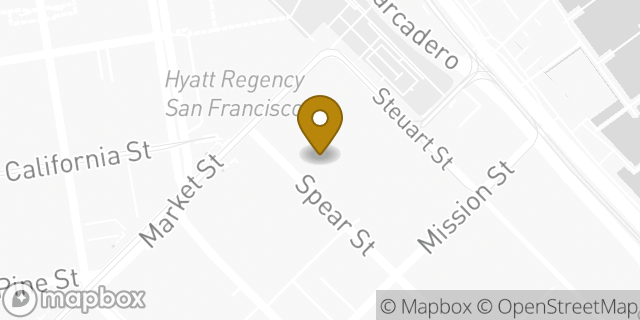Map showing the location of Amazon Locker - Shovel in San Francisco, CA 94105