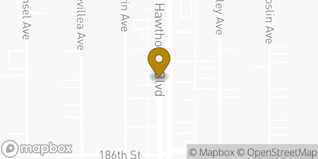 Map showing the location of Torrance - Hawthorne HLE in Torrance, CA 90504