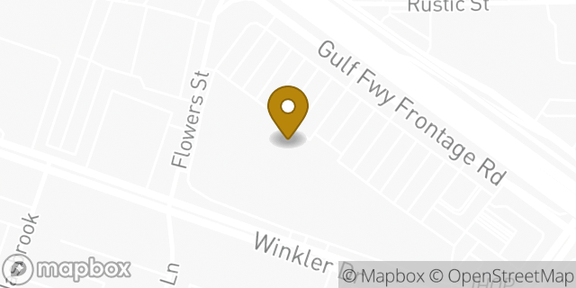 Map showing the location of FedEx ShipSite in Houston, TX 77087