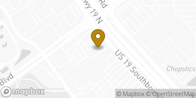 Map showing the location of Amazon Locker - Ariello in Clearwater, FL 33761