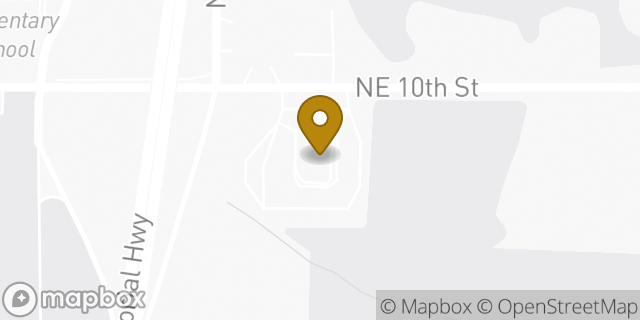 Map showing the location of McDonald's in Oklahoma City, OK 73117