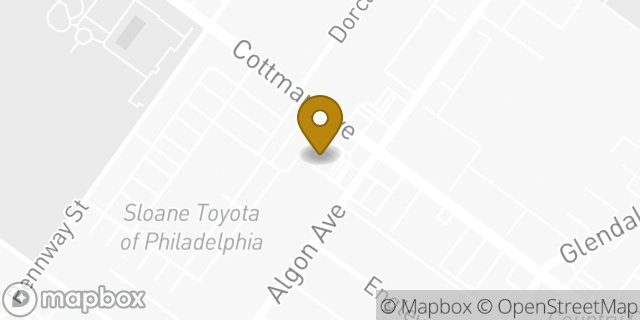 Map showing the location of Amazon Locker - Majorca in Philadelphia, PA 19111
