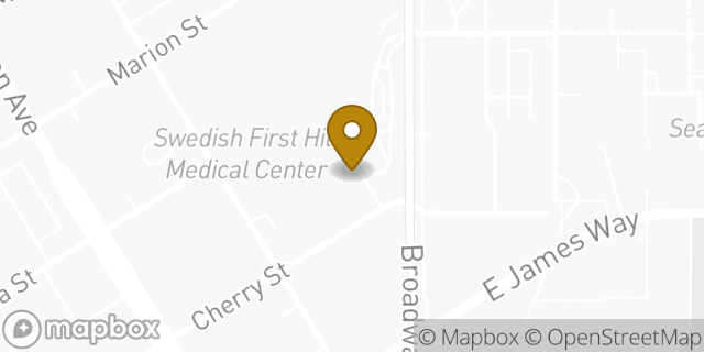 Map showing the location of Amazon Locker - Lille in Seattle, WA 98122