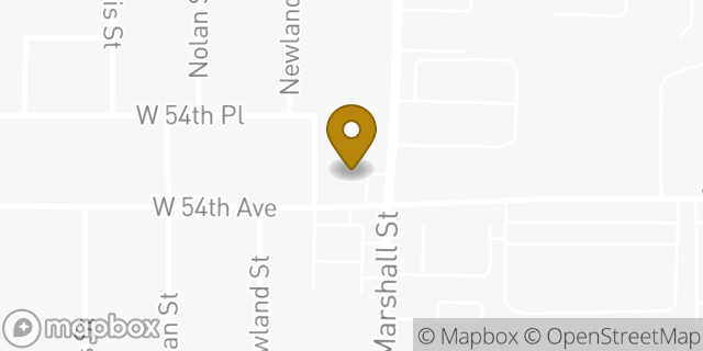 Map showing the location of 7-Eleven in Arvada, CO 80002