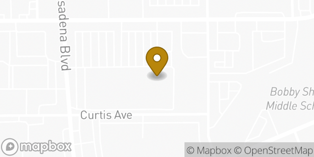 Map showing the location of Amazon Locker - Oswego in Pasadena, TX 77502