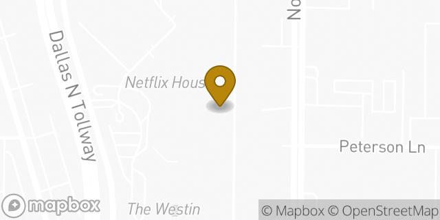 Map showing the location of Lululemon in Dallas, TX 75240