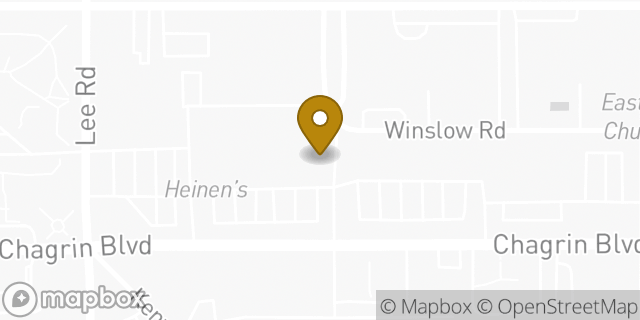 Map showing the location of Subway in Shaker Heights, OH 44120