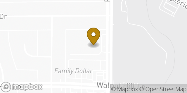 Map showing the location of Brookdale Lake Highlands in Dallas, TX 75238