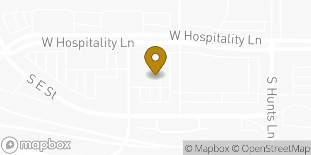 Map showing the location of Kaiser Permanente in San Bernardino, CA 92408