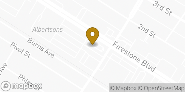 Map showing the location of McDonald's in Downey, CA 90241