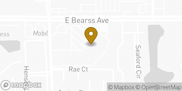 Map showing the location of Amazon Locker - Reconsideration in Tampa, FL 33613