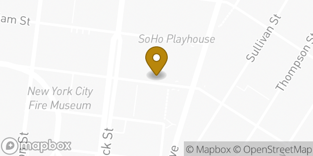 Map showing the location of Trader Joe's in New York, NY 10013