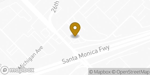 Map showing the location of Amazon Locker - Colonia in Santa Monica, CA 90404