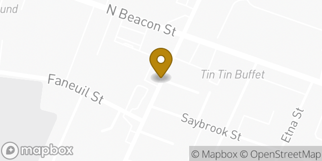 Map showing the location of ATM CVS in Brighton, MA