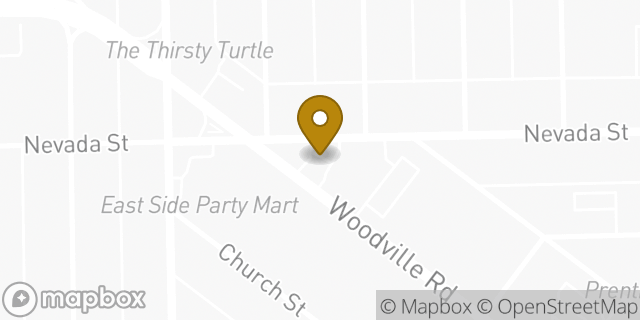 Map showing the location of 7-Eleven in Toledo, OH 43605