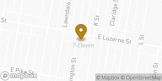 Map showing the location of Amazon Locker - Croft in Philadelphia, PA 19124