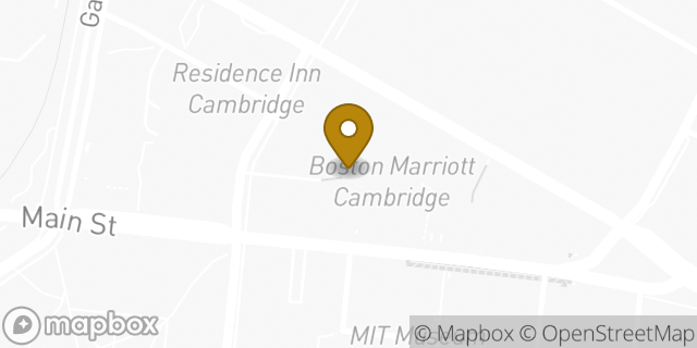 Map showing the location of Google Cambridge in Cambridge, MA