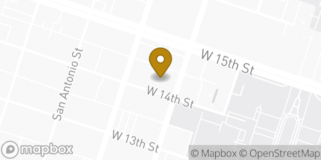 Map showing the location of Amazon Locker - Gather in Austin, TX 78701