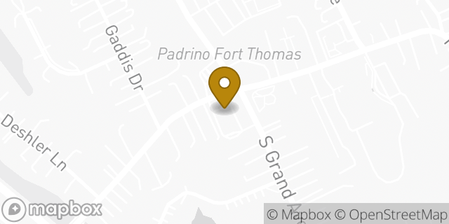 Map showing the location of Chase Bank in Fort Thomas, KY 41075