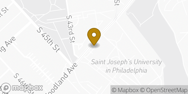 Map showing the location of Amazon Locker - Asteroid in Philadelphia, PA 19104