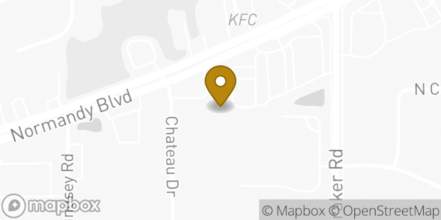 Map showing the location of AutoZone Auto Parts in Jacksonville, FL 32221